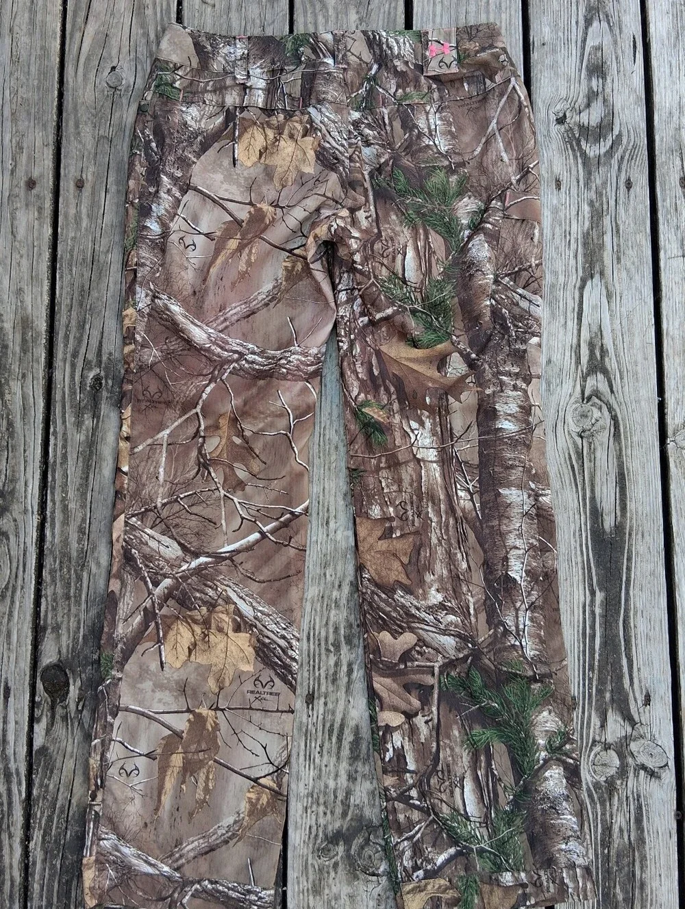 Under Armour Realtree Camo Hunting Pants with Pink Accent